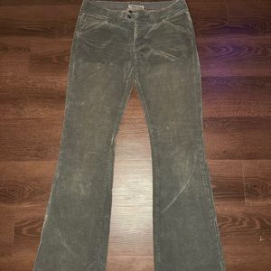 American Eagle corduroy low rise pants flare